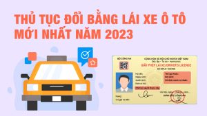 Thủ tục đổi bằng lái xe ô tô mới nhất năm 2023